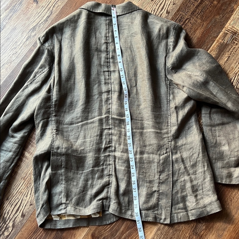 Thelonious C Brown Blazer with Patterned Lining - Picture 10 of 10